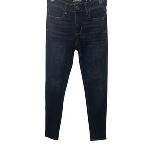 American Eagle Women's Size 0 Super Super Stretch X Skinny Jeans Blue Dark Wash